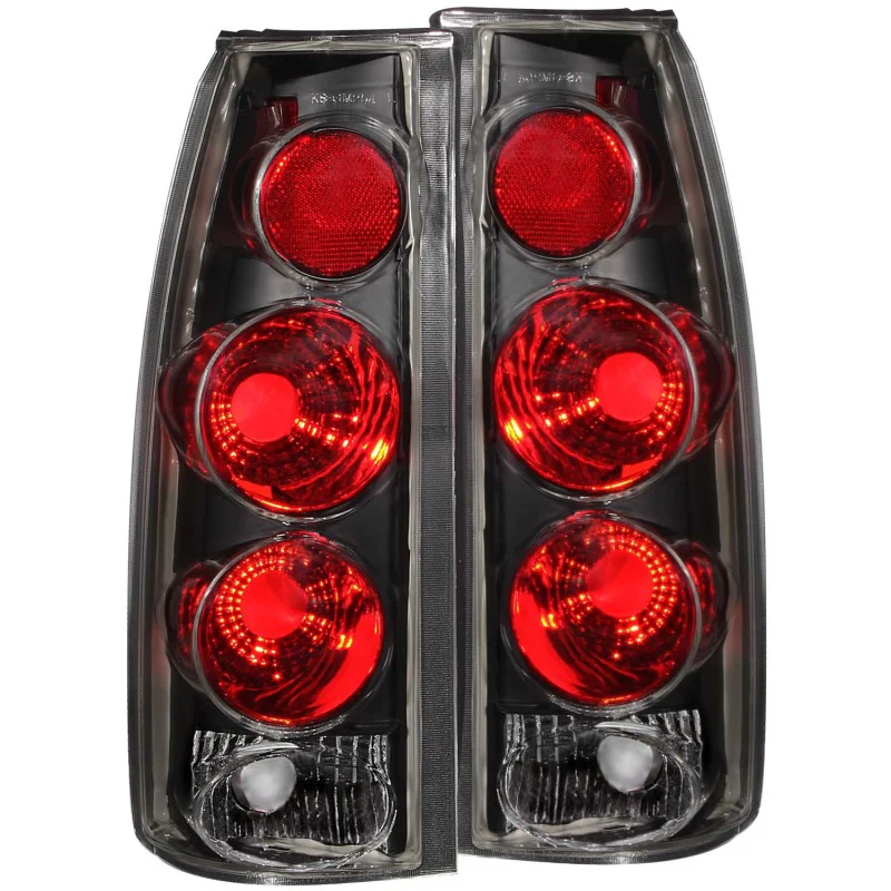 ANZO 1999-2000 Cadillac Escalade Taillights Black 3D Style - Image 2