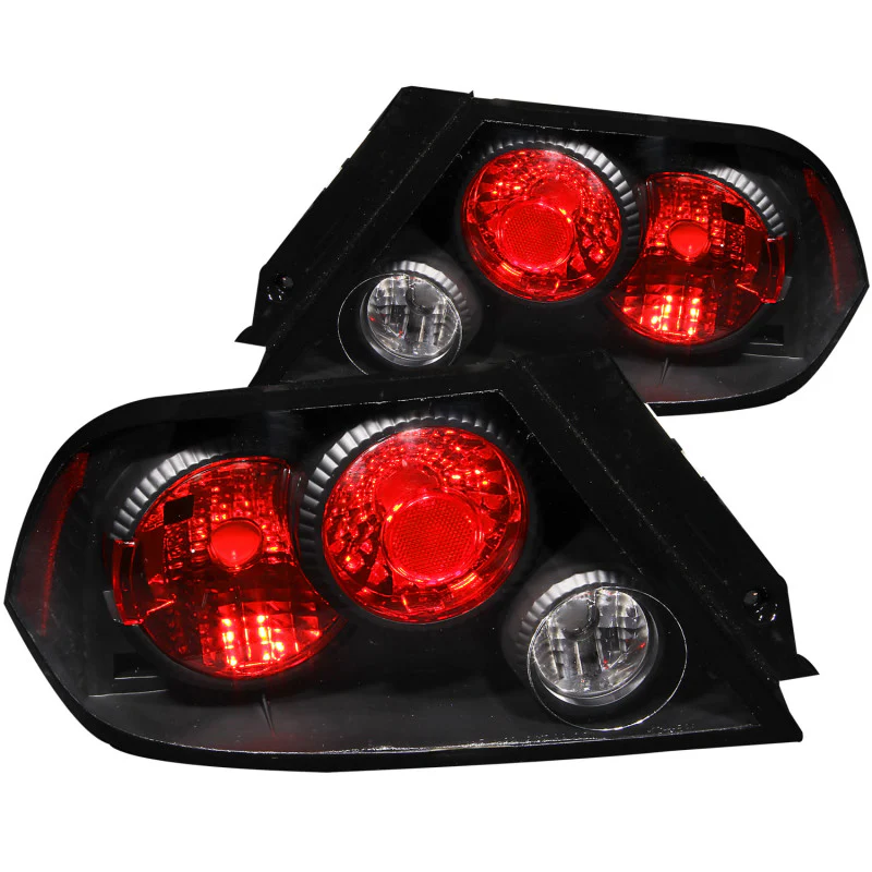 ANZO 2002-2003 Mitsubishi Lancer Taillights Black - Image 2