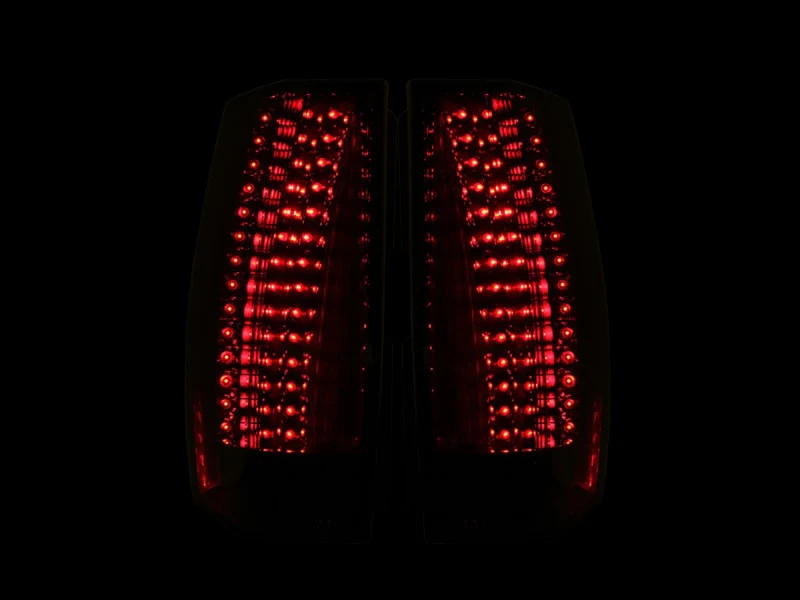 ANZO 2007-2011 Cadillac Escalade LED Taillights Chrome - Image 3