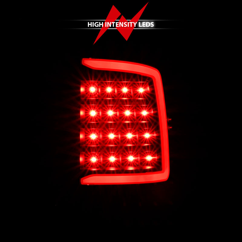 ANZO 2009-2018 Dodge Ram 1500 LED Taillight Plank Style Black w/Clear Lens - Image 4