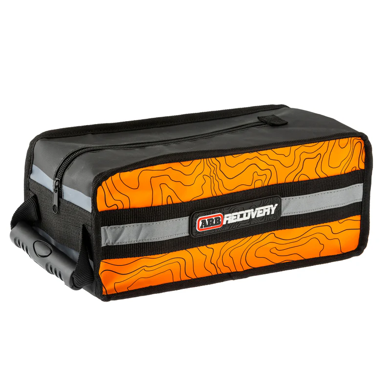 ARB Micro Recovery Bag Orange/Black Topographic Styling PVC Material - Image 2