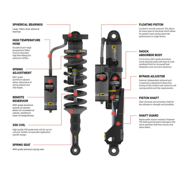 ARB OME 2024+ Toyota Tacoma Front Left Coilover - Image 4