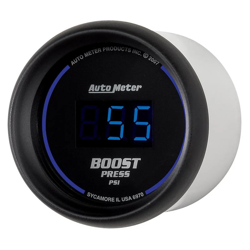 Autometer Cobalt Digital 52mm Digital 5-60 PSI Boost Gauge - Image 3