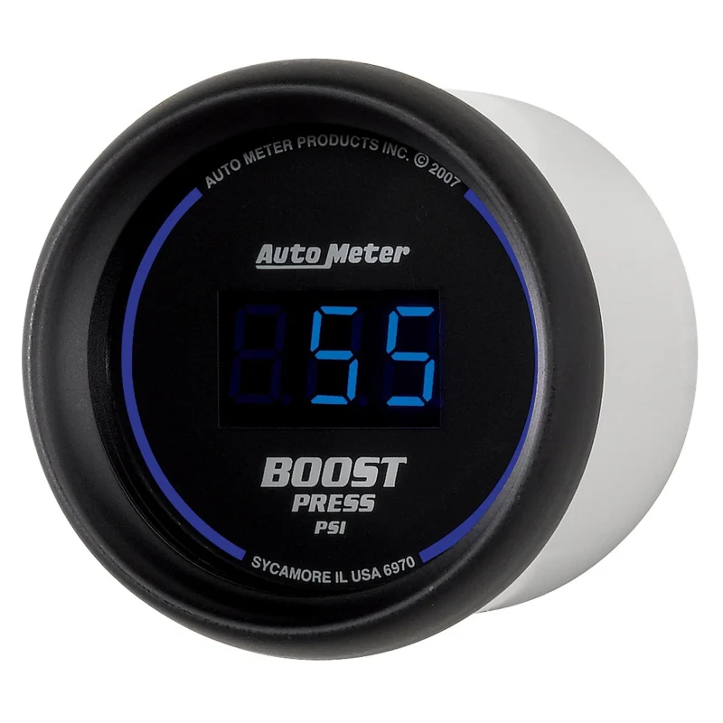 Autometer Cobalt Digital 52mm Digital 5-60 PSI Boost Gauge - Image 6