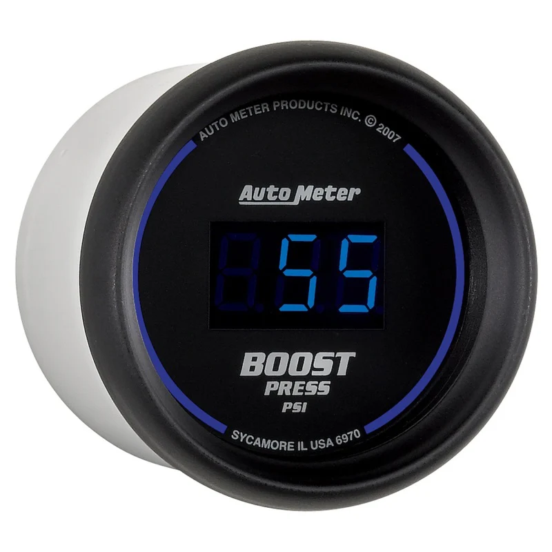 Autometer Cobalt Digital 52mm Digital 5-60 PSI Boost Gauge - Image 7