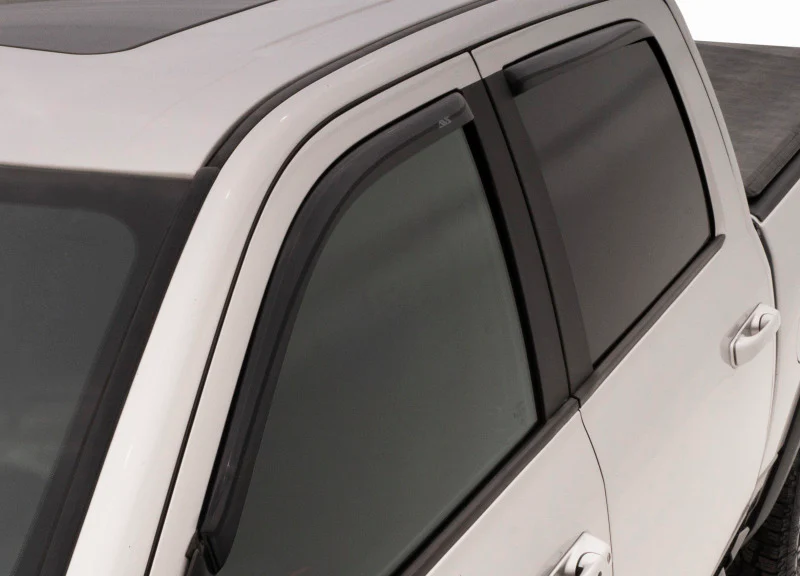 AVS 01-04 Toyota Hilux Double Cab Ventvisor In-Channel Front & Rear Window Deflectors 4pc - Smoke - Image 2