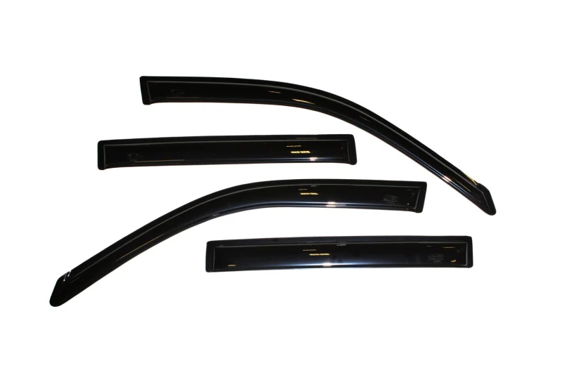 AVS 01-07 Toyota Highlander Ventvisor Outside Mount Window Deflectors 4pc - Smoke - Image 5
