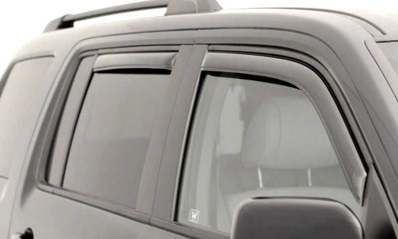 AVS 02-06 Cadillac Escalade Ventvisor In-Channel Front & Rear Window Deflectors 4pc - Smoke - Image 3
