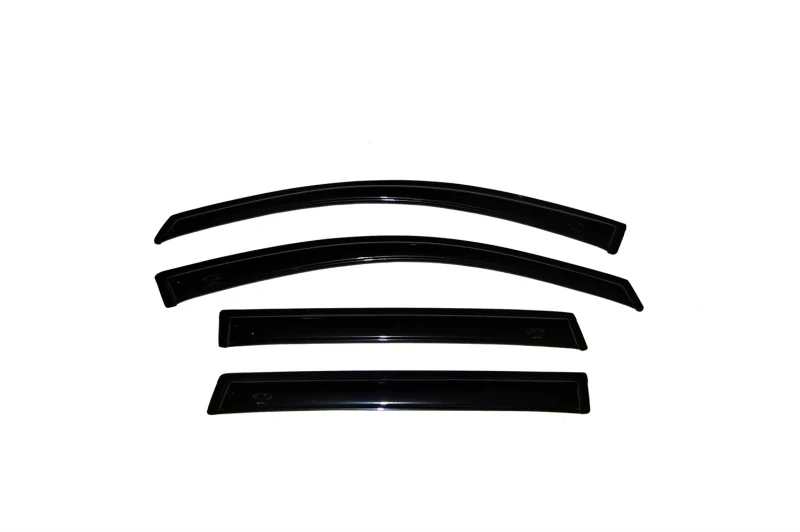 AVS 02-08 Dodge RAM 1500 Quad Cab Ventvisor Outside Mount Window Deflectors 4pc - Smoke - Image 2