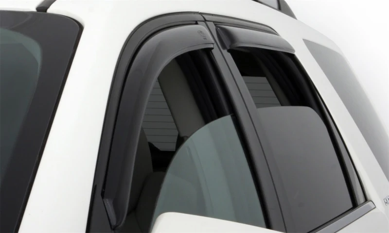 AVS 02-09 Chevy Trailblazer Ventvisor In-Channel Front & Rear Window Deflectors 4pc - Smoke - Image 9