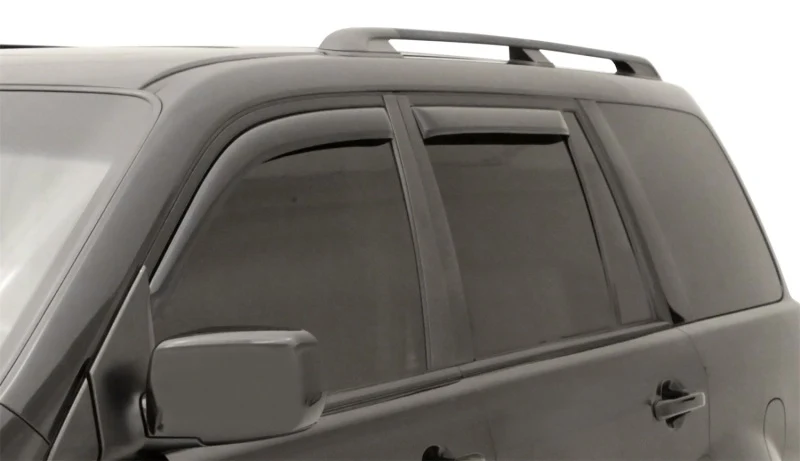 AVS 03-08 Honda Pilot Ventvisor In-Channel Front & Rear Window Deflectors 4pc - Smoke - Image 5