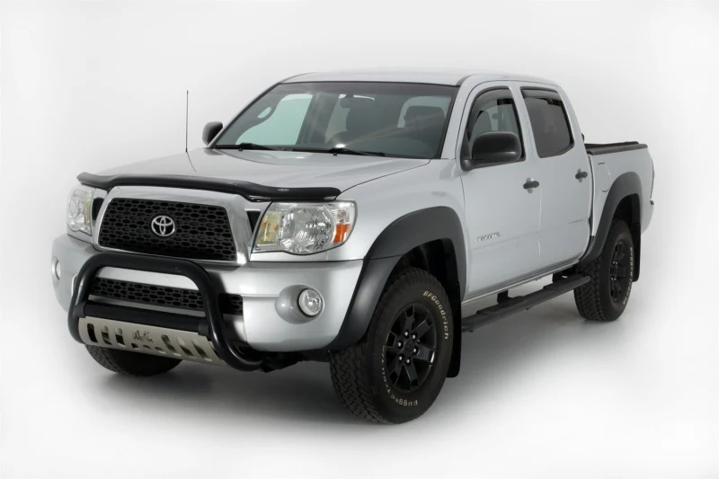 AVS 05-15 Toyota Tacoma Double Cab Ventvisor In-Channel Front & Rear Window Deflectors 4pc - Smoke - Image 11