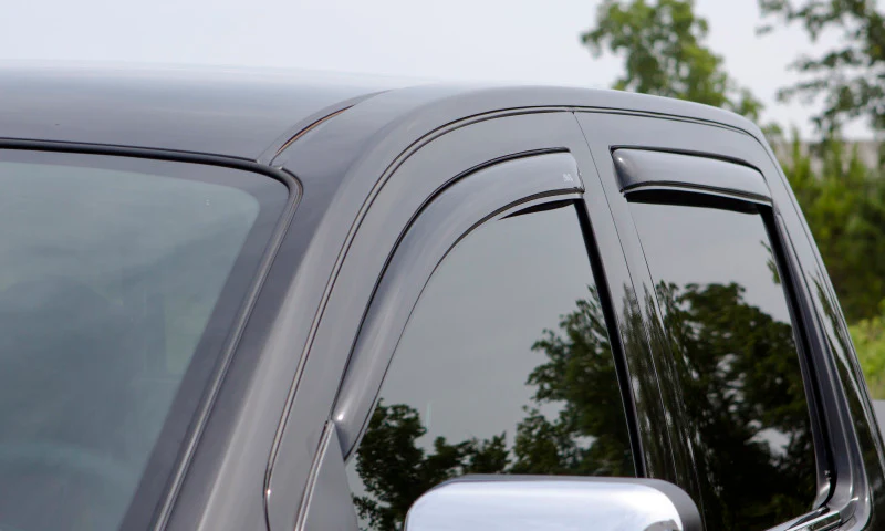 AVS 05-15 Toyota Tacoma Double Cab Ventvisor In-Channel Front & Rear Window Deflectors 4pc - Smoke - Image 7