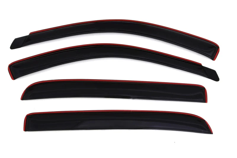 AVS 06-08 Dodge RAM 1500 Mega Cab Ventvisor In-Channel Front & Rear Window Deflectors 4pc - Smoke - Image 15