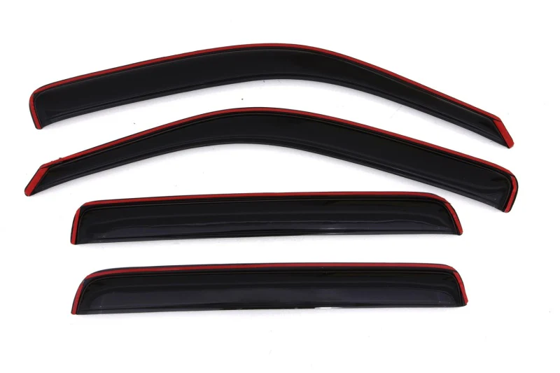 AVS 06-14 Honda Ridgeline Ventvisor In-Channel Front & Rear Window Deflectors 4pc - Smoke - Image 16