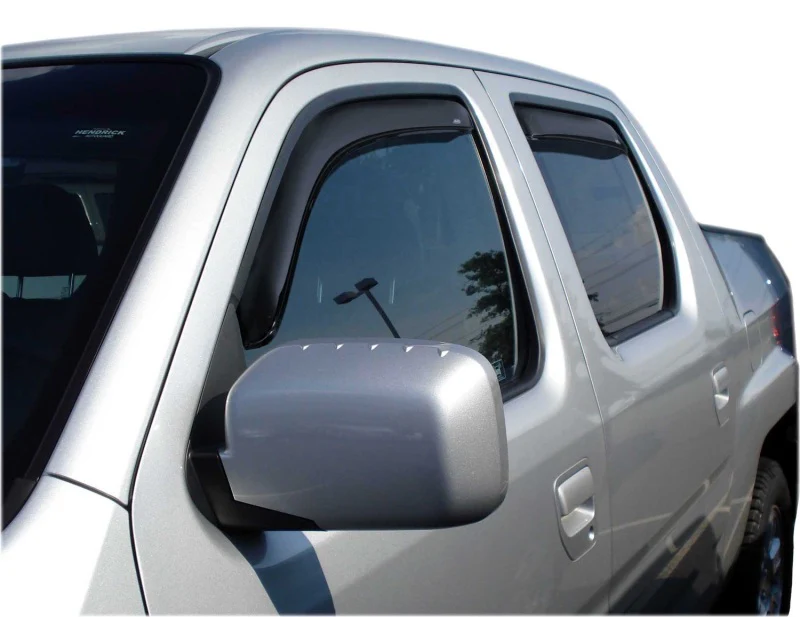 AVS 06-14 Honda Ridgeline Ventvisor In-Channel Front & Rear Window Deflectors 4pc - Smoke - Image 5