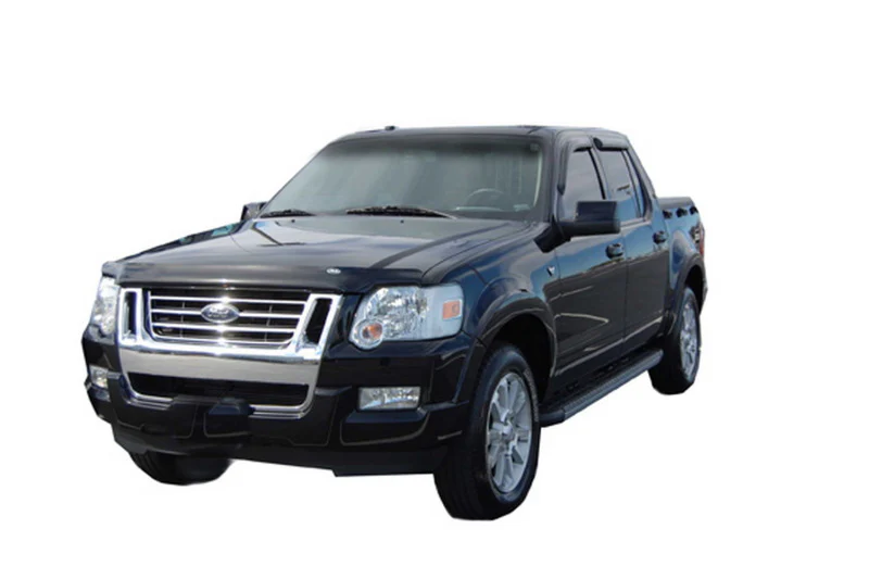 AVS 07-10 Ford Explorer Sport Trac Ventvisor Outside Mount Window Deflectors 4pc - Smoke - Image 4