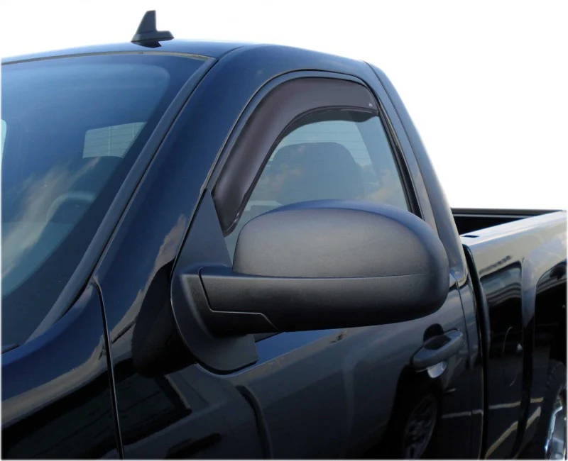 AVS 07-13 Chevy Silverado 1500 Standard Cab Ventvisor In-Channel Window Deflectors 2pc - Smoke - Image 3