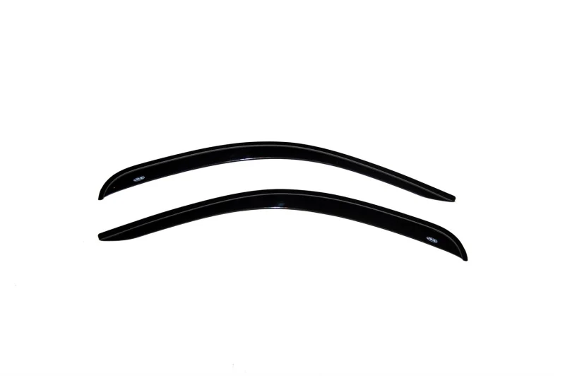 AVS 07-13 Chevy Silverado 1500 Standard Cab Ventvisor Outside Mount Window Deflectors 2pc - Smoke - Image 2