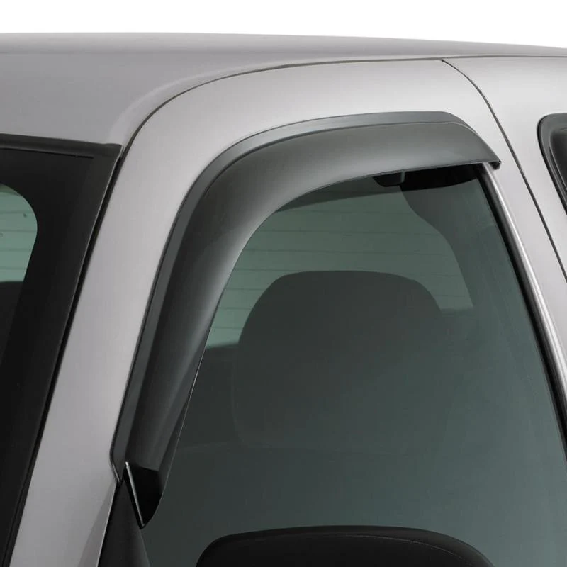 AVS 07-13 Chevy Silverado 1500 Standard Cab Ventvisor Outside Mount Window Deflectors 2pc - Smoke - Image 3