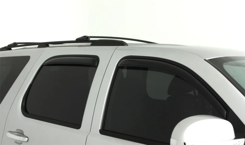 AVS 07-14 Chevy Tahoe Ventvisor In-Channel Front & Rear Window Deflectors 4pc - Smoke - Image 4