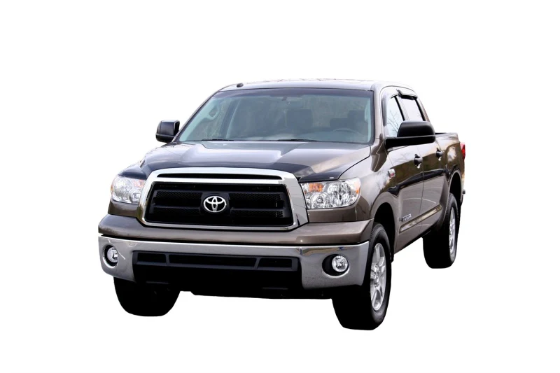 AVS 07-18 Toyota Tundra Crewmax Ventvisor Outside Mount Window Deflectors 4pc - Smoke - Image 4