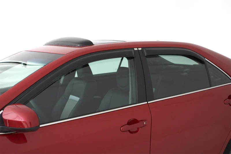 AVS 09-13 Nissan Rogue Ventvisor Outside Mount Window Deflectors 4pc - Smoke - Image 3