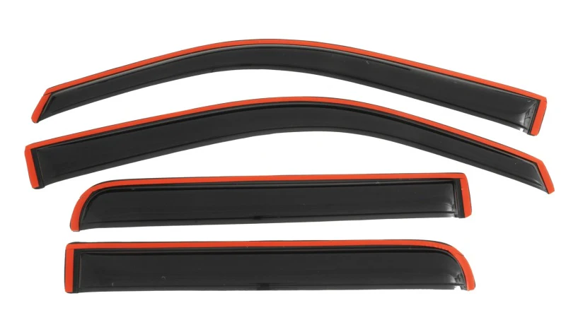 AVS 09-14 Ford F-150 Supercrew Ventvisor In-Channel Front & Rear Window Deflectors 4pc - Smoke - Image 15
