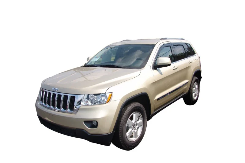 AVS 11-18 Jeep Grand Cherokee (Not L Model) Ventvisor In-Chnl FRT & RR Window Deflectors 4pc - Smoke - Image 6