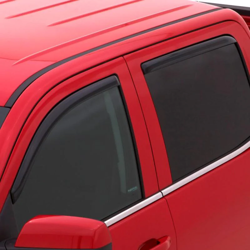 AVS 13-18 Nissan Pathfinder Ventvisor In-Channel Front & Rear Window Deflectors 4pc - Smoke - Image 2
