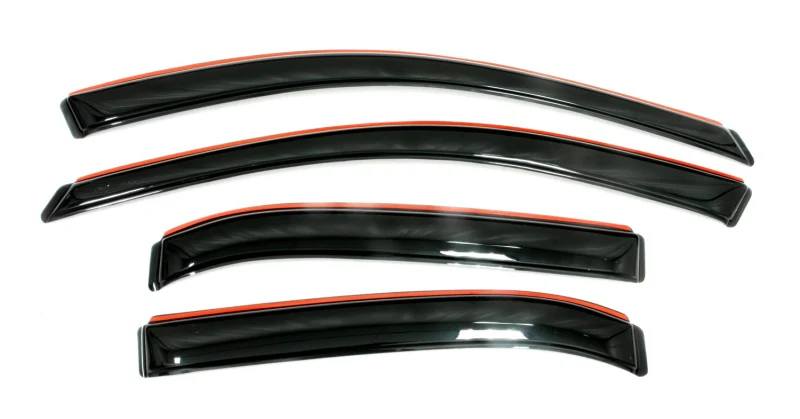 AVS 14-18 Toyota Highlander Ventvisor In-Channel Front & Rear Window Deflectors 4pc - Smoke - Image 9