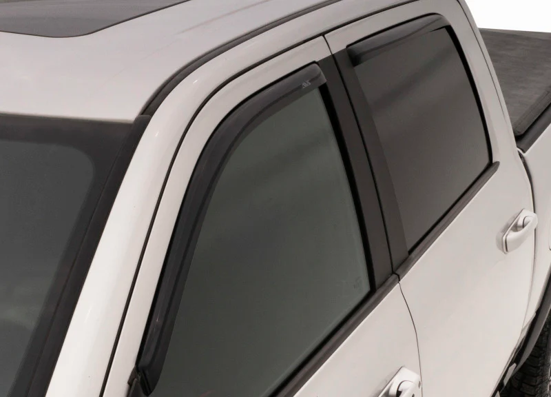 AVS 15-18 Chevy Colorado Crew Cab Ventvisor In-Channel Front & Rear Window Deflectors 4pc - Smoke - Image 5