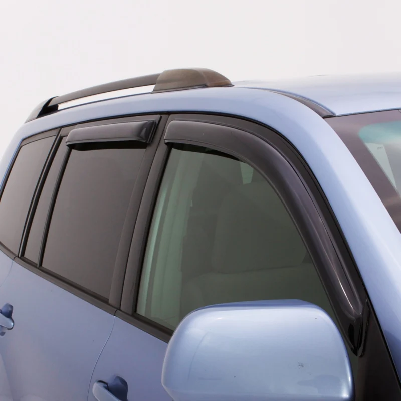 AVS 20-21 Toyota Highlander Ventvisor Outside Mount Deflectors 4pc - Smoke - Image 3