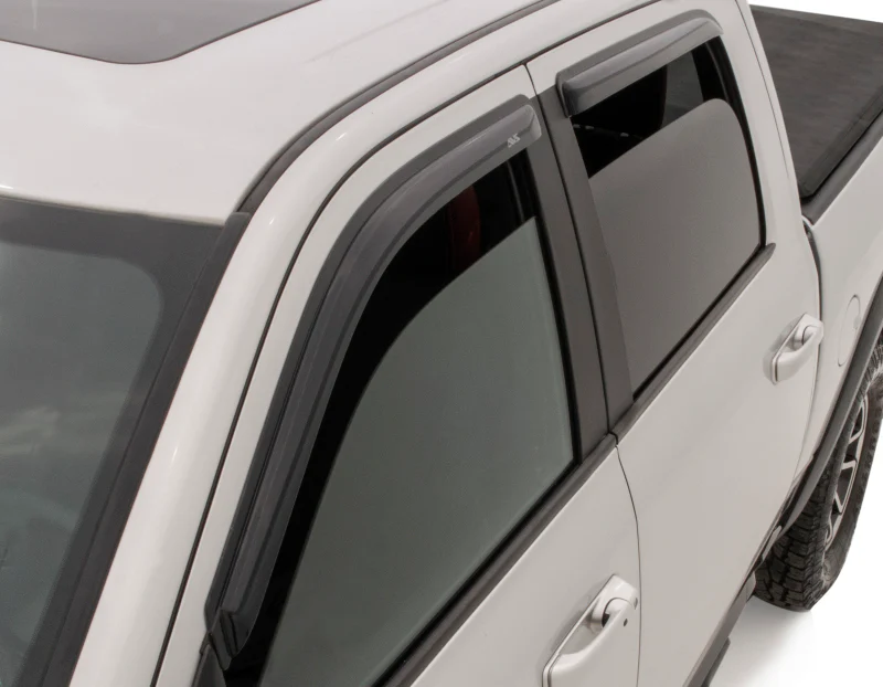 AVS 22-23 Toyota Tundra CrewMax Ventvisor Outside Mount Window Deflectors 4pc - Smoke - Image 4