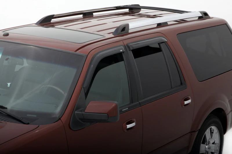 AVS 98-18 Lincoln Navigator Ventvisor Outside Mount Window Deflectors 4pc - Smoke - Image 3