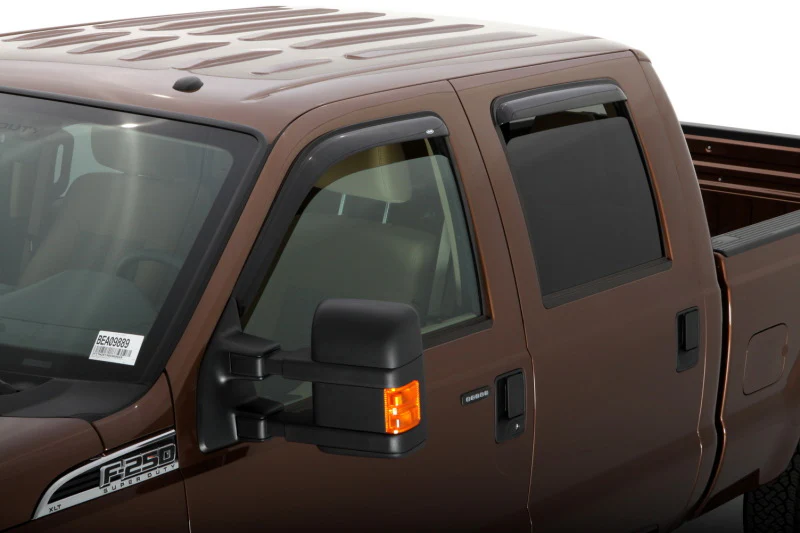 AVS 99-16 Ford F-250 Supercab Ventvisor Outside Mount Window Deflectors 4pc - Smoke - Image 7