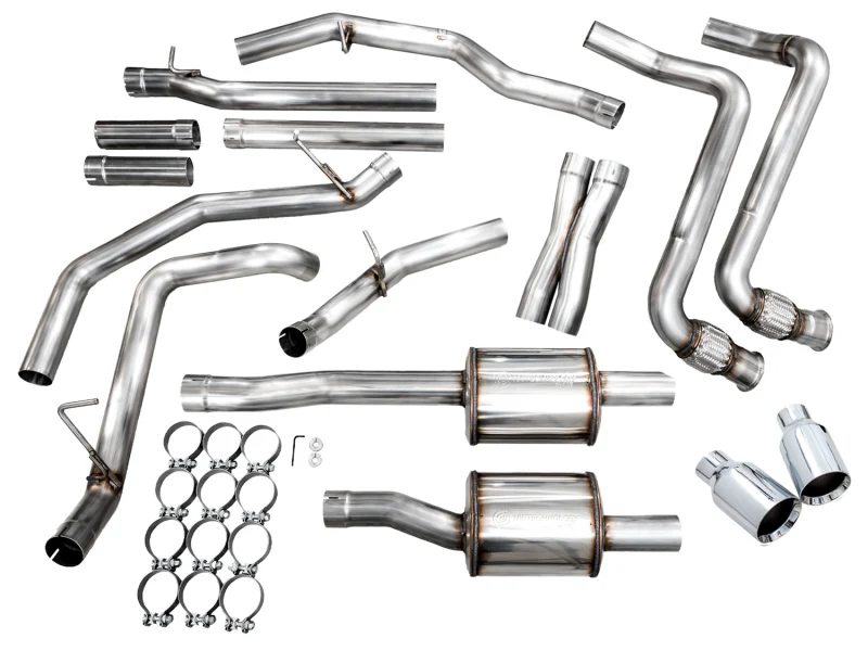 AWE Tuning 25+ RAM 1500 3.0TT 0FG Cat-Back Touring Exhaust - Chrome Silver Tips - Image 15