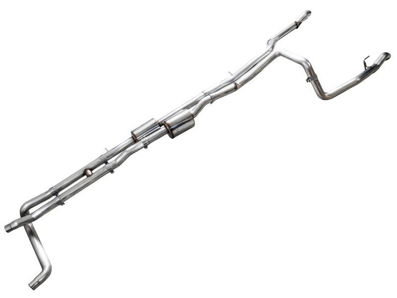 AWE Tuning 4th Gen GM 1500 6.2L Cat-Back Split Rear Exit (w/ Bumper Cutouts) - OE Tips - Image 7