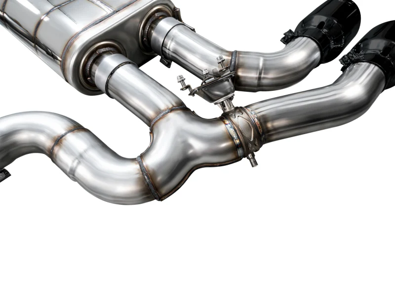 AWE Tuning 20-25 BMW X3 M/M Comp (F97) AWD SwitchPath Axle-Back Exhaust - Diamond Black Tips - Image 12
