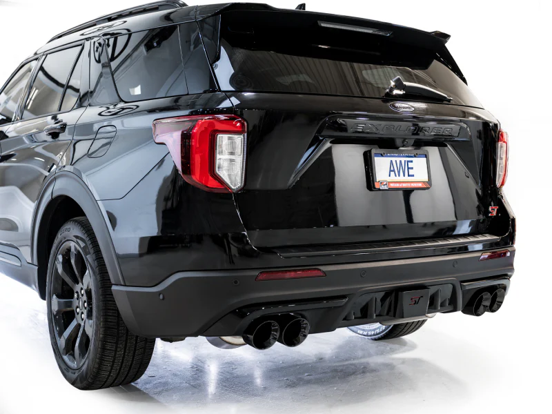 AWE Tuning 2020+ Ford Explorer ST Touring Edition Exhaust w/ Diamond Black Tips - Image 7