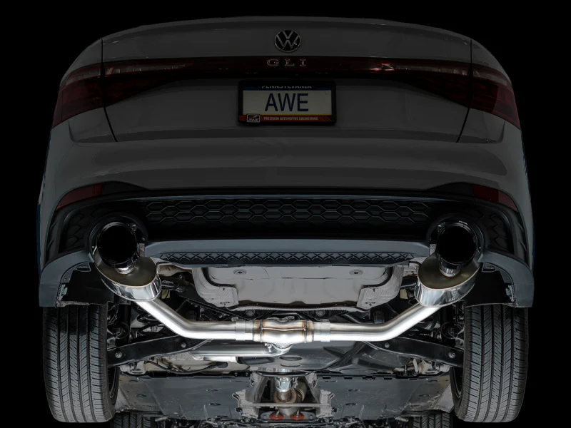 AWE Tuning 22-25 Volkswagen Jetta GLI Touring Edition Exhaust - Diamond Black Tips - Image 6
