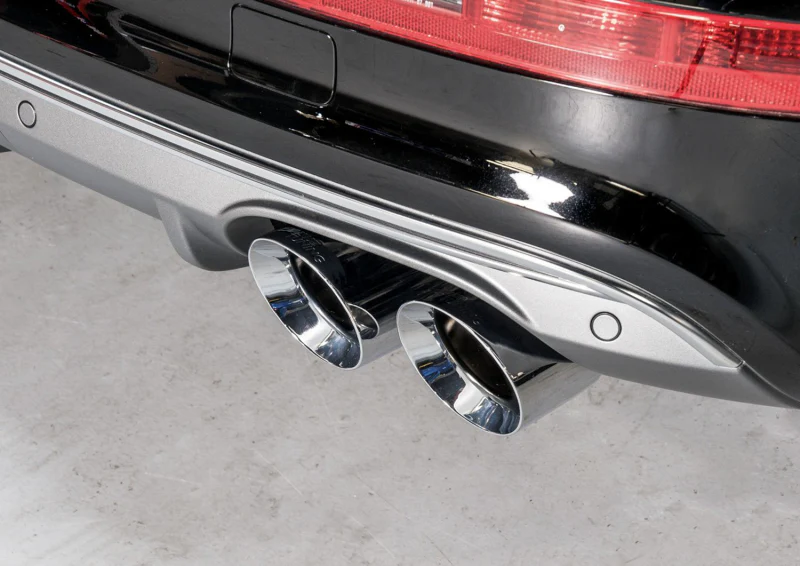 AWE Tuning Audi 8R SQ5 Touring Edition Exhaust - Quad Outlet Chrome Silver Tips - Image 2