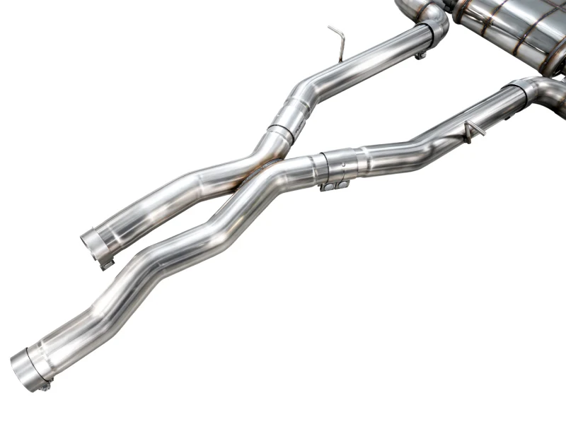 AWE Tuning BMW F97 X3 M Non-Resonated Performance Mid Pipe - Image 4