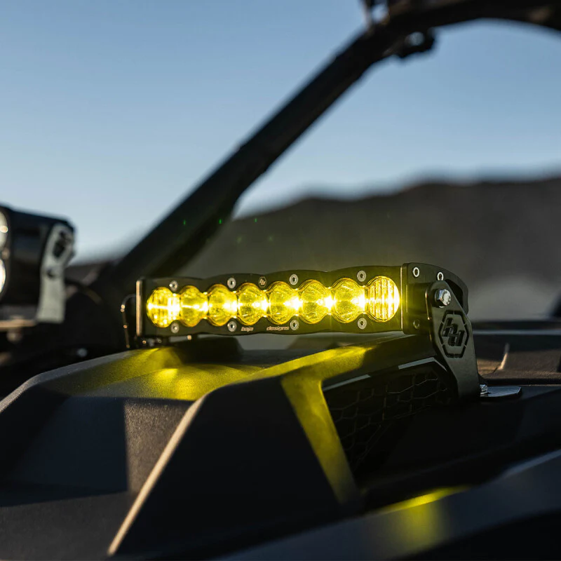 Baja Designs 22-23 Polaris RZR Pro R S8 10in Hood Mount Kit - Clear - Image 2