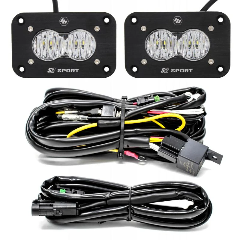 Baja Designs S2 Sport Flush Mount Work/Scene Pattern LED Work Light - Clear - Image 2