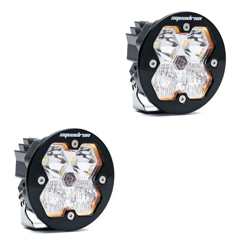 Baja Designs Squadron-R 2.0 Sport (Pair) LED Driving/Combo / No Harness