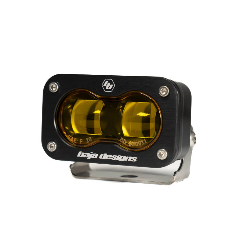 Baja Designs Universal S2 SAE Spot LED (Pair) - Amber - Image 3