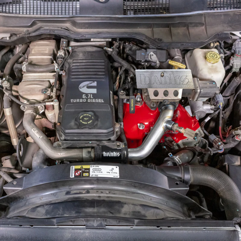 Banks Power 13-18 Ram 3500/4500/5500 6.7L Diesel Monster-Ram Intake System w/Fuel Line - Natural - Image 3