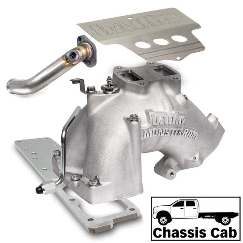 Banks Power 13-18 Ram 3500/4500/5500 6.7L Diesel Monster-Ram Intake System w/Fuel Line - Natural - Image 4