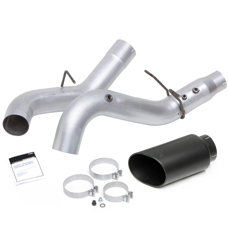 Banks Power 17-19 Chevy Duramax L5P 2500/3500 Monster Exhaust System w/ Black Tip - Image 6